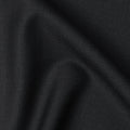 Charcoal Black Premium Super 160's Italian All Wool Suiting Fabric, 150 Cms Width, Made in Italy-D23211