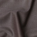 Chocolate Brown Premium Super 150's Scabal English Wool and Silk Suiting Fabric with Diamond Fragments, 3.50 Mtrs Piece, 150 Cms Width, Made in UK-D23215