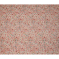قماش كريب فيسكوز مطبوع عليه زهور الخوخ مع لمسات باستيل ناعمة، عرض 110 سم، صنع في الهند - D23467