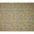 Yellow Pastel Vintage Floral Print Viscose Crepe Fabric, 110 Cms, India-D23479 - Regal Fabrics