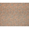 قماش كريب فيسكوز بطبعة أوراق تجريدية باللونين البرتقالي المحروق والرمادي الداكن، بتصميم رقمي ناعم، عرض 110 سم، صنع في الهند - D23755