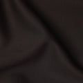 Dark Brown Solid Italian Super 150's Blended Wool Suiting Fabric, 150 Cms, Italy-D24695