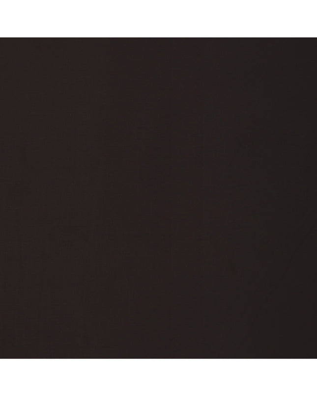 Dark Brown Solid Italian Super 150's Blended Wool Suiting Fabric, 150 Cms, Italy-D24695