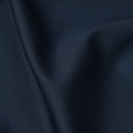Dark Navy Solid Italian Super 150's Blended Wool Suiting Fabric, 150 Cms, Italy-D24698
