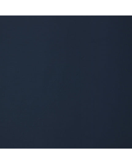 Dark Navy Solid Italian Super 150's Blended Wool Suiting Fabric, 150 Cms, Italy-D24698