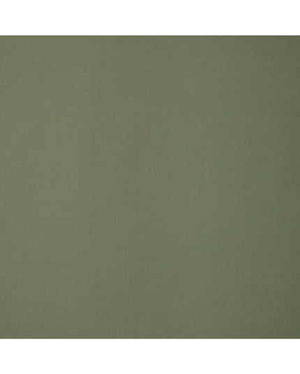 قماش بدلات إيطالي سادة من الصوف المخلوط سوبر 150 باللون الأخضر الزيتوني، 150 سم، إيطاليا - D24701