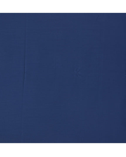 Blue Premium English Super 150's Wool and Cashmere Scabal Suiting Fabric, Width 150 Cms, 3.5 Mtrs, United Kingdom-D25450