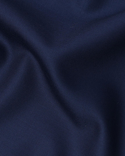 قماش بدلات من الصوف الإنجليزي الفاخر Super 130's باللون الأزرق الداكن والكشمير، عرض 150 سم، 3.50 متر، المملكة المتحدة - D25451