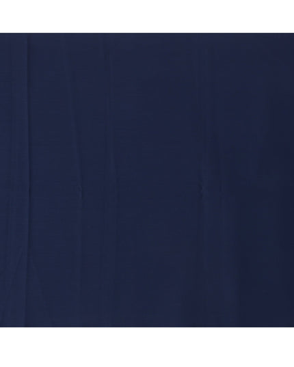 قماش بدلات من الصوف الإنجليزي الفاخر Super 130's باللون الأزرق الداكن والكشمير، عرض 150 سم، 3.50 متر، المملكة المتحدة - D25451