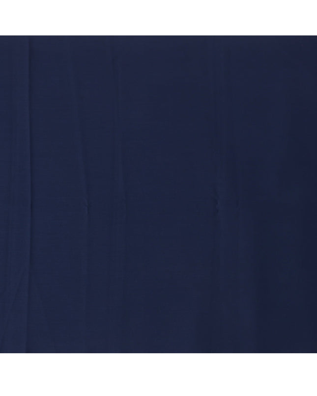 Navy Blue Premium Super 130's English Wool and Cashmere Suiting Fabric, Width 150 Cms, 3.50 Mtrs, United Kingdom-D25451