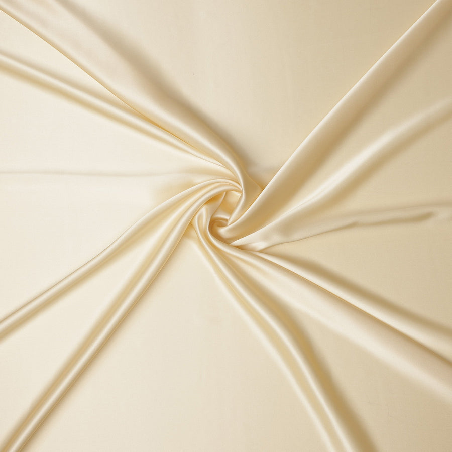 Champagne Gold Premium Pure Silk Satin Fabric 110 Cms Width, Made in China-D25827