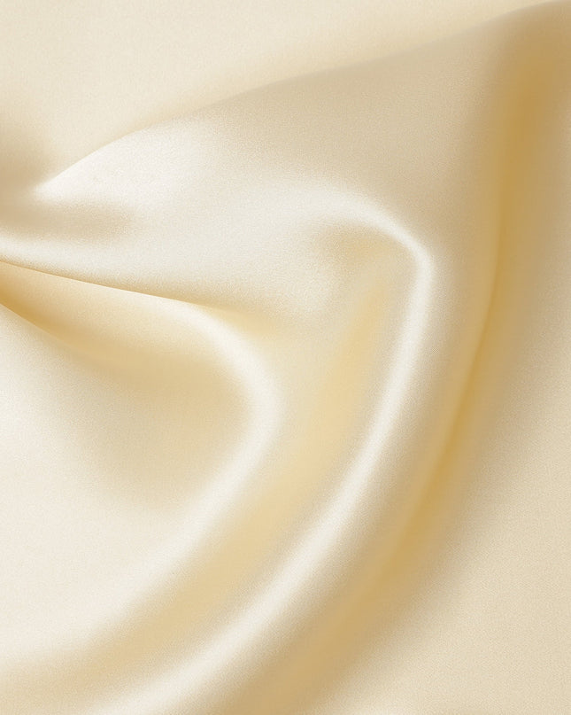 Champagne Gold Premium Pure Silk Satin Fabric 110 Cms Width, Made in China-D25827