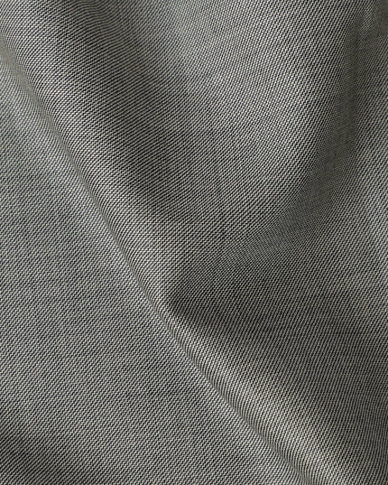 Light Grey Premium Super 140’s SCABAL English All Wool Suiting Fabric, Width 150 cms, 3.75 Mtrs Cut, Made in United Kingdom-D26784