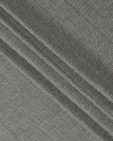 Light Grey Premium Super 140’s SCABAL English All Wool Suiting Fabric, Width 150 cms, 3.75 Mtrs Cut, Made in United Kingdom-D26784