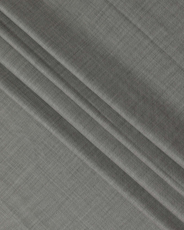 Light Grey Premium Super 140’s SCABAL English All Wool Suiting Fabric, Width 150 cms, 3.75 Mtrs Cut, Made in United Kingdom-D26784