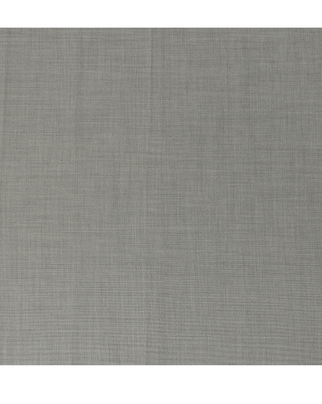Light Grey Premium Super 140’s SCABAL English All Wool Suiting Fabric, Width 150 cms, 3.75 Mtrs Cut, Made in United Kingdom-D26784