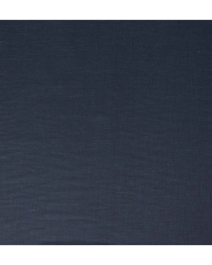 Navy Blue Plain Blended Wool Suiting Fabric 150 Cms Width China-D28212