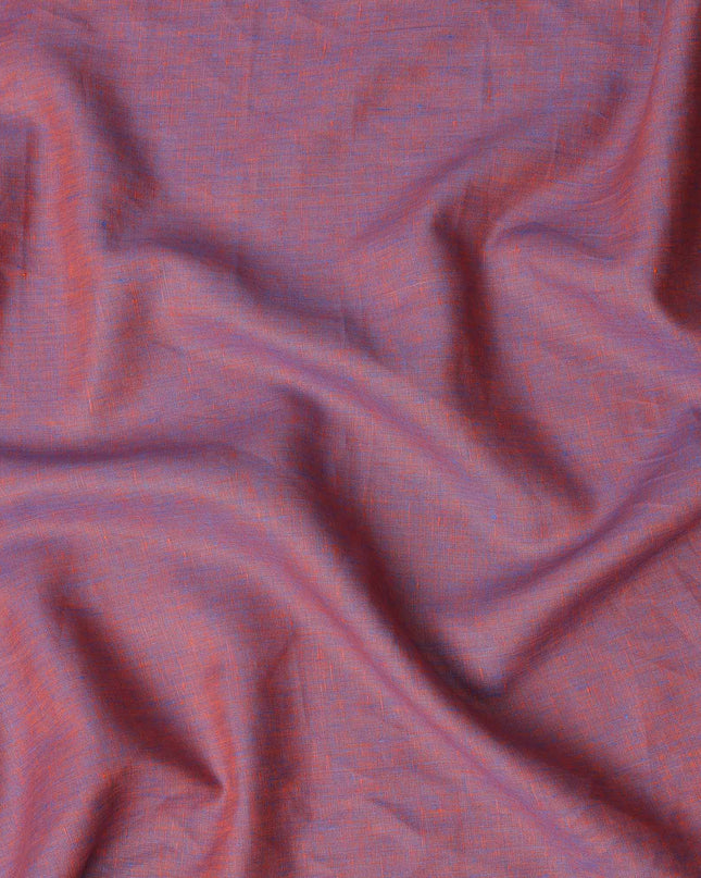 Earthy Orange Pure Linen 60 Lea Fabric 150cm