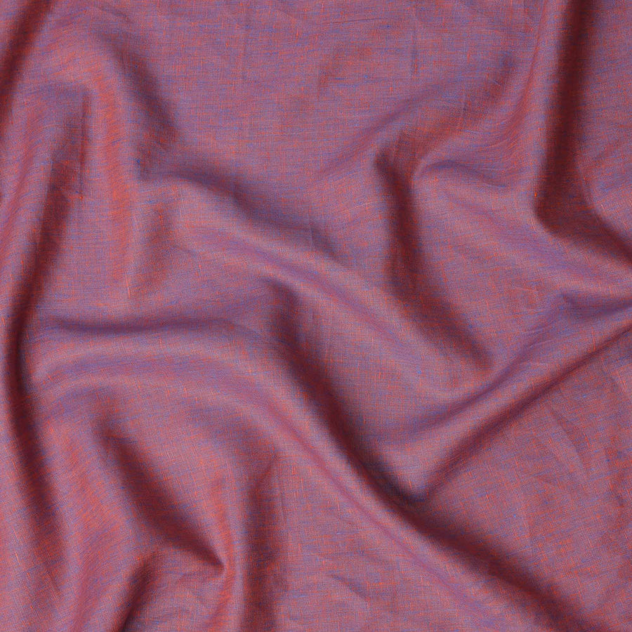 Earthy Orange Pure Linen 60 Lea Fabric 150cm