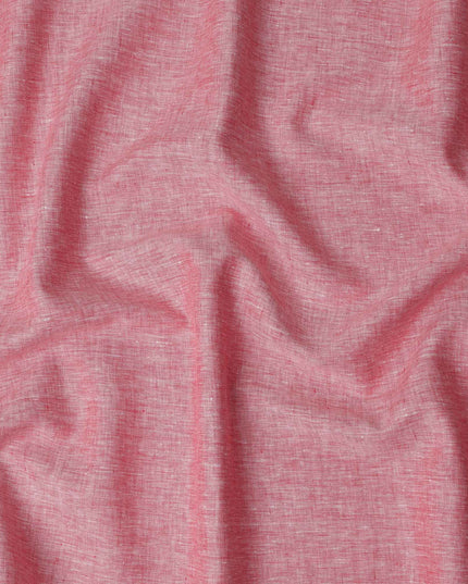Deep Wine Red Pure Linen 60 Lea Fabric 150cm