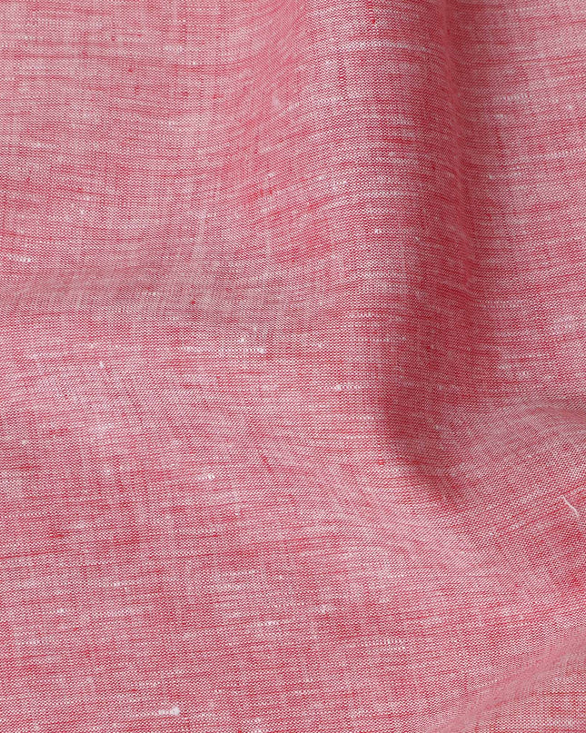 Deep Wine Red Pure Linen 60 Lea Fabric 150cm