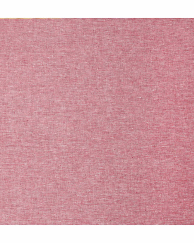 Deep Wine Red Pure Linen 60 Lea Fabric 150cm