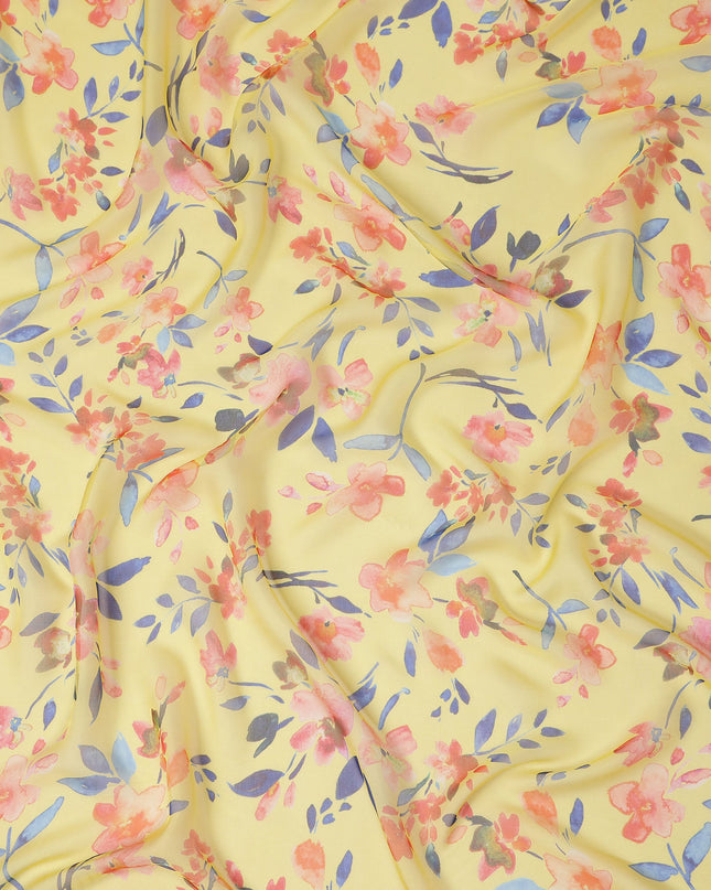 White Pure Silk Chiffon Fabric 110cm South Korea