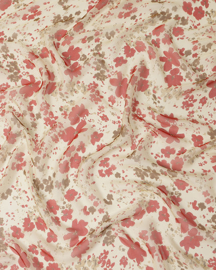 Blue Pure Silk Chiffon Fabric 110cm South Korea