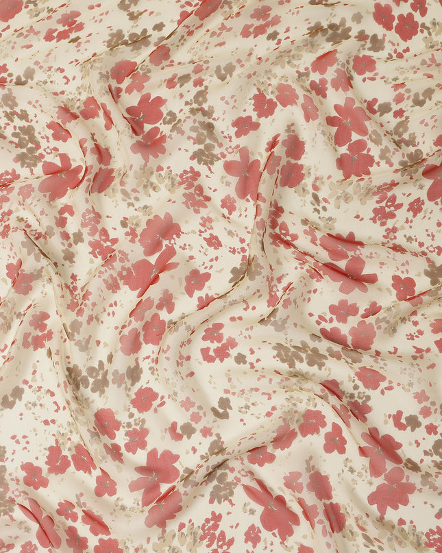 Blue Pure Silk Chiffon Fabric 110cm South Korea