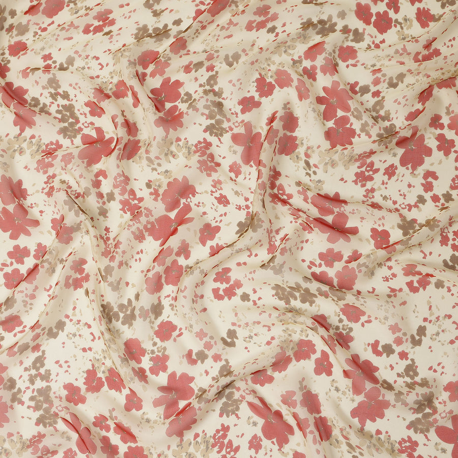 Blue Pure Silk Chiffon Fabric 110cm South Korea