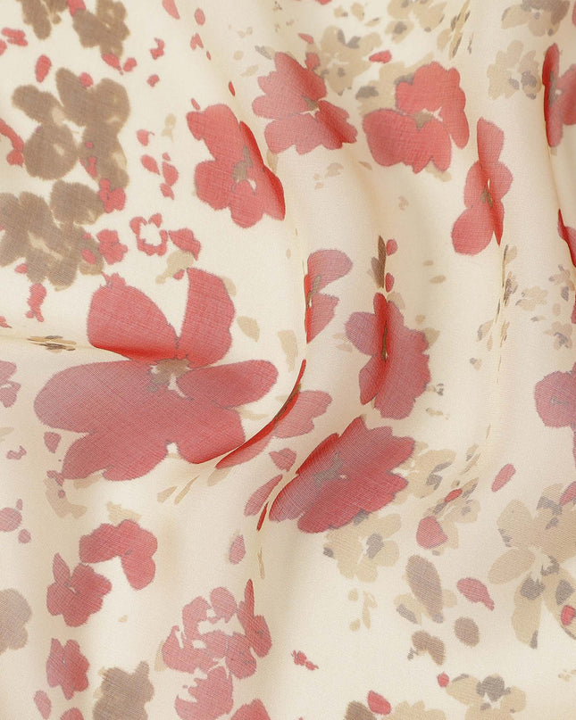 Blue Pure Silk Chiffon Fabric 110cm South Korea