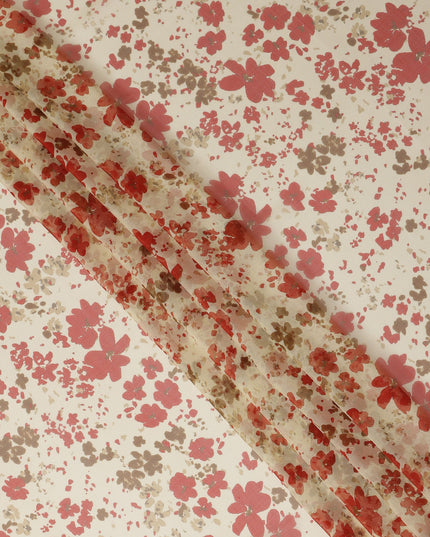 Blue Pure Silk Chiffon Fabric 110cm South Korea