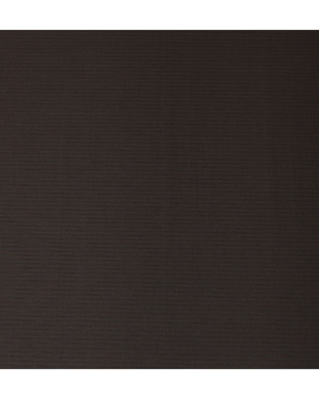 Dark Brown Pinstripe Super 140s Italian Wool Blend Suiting F