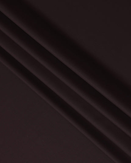 Deep Wine Brown Super 150s Italian Wool Blend Suiting Fabric