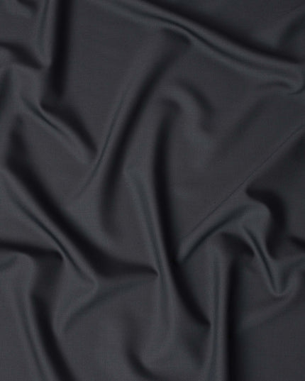 Charcoal Super 140s Wool Blend Suiting Fabric 150cm