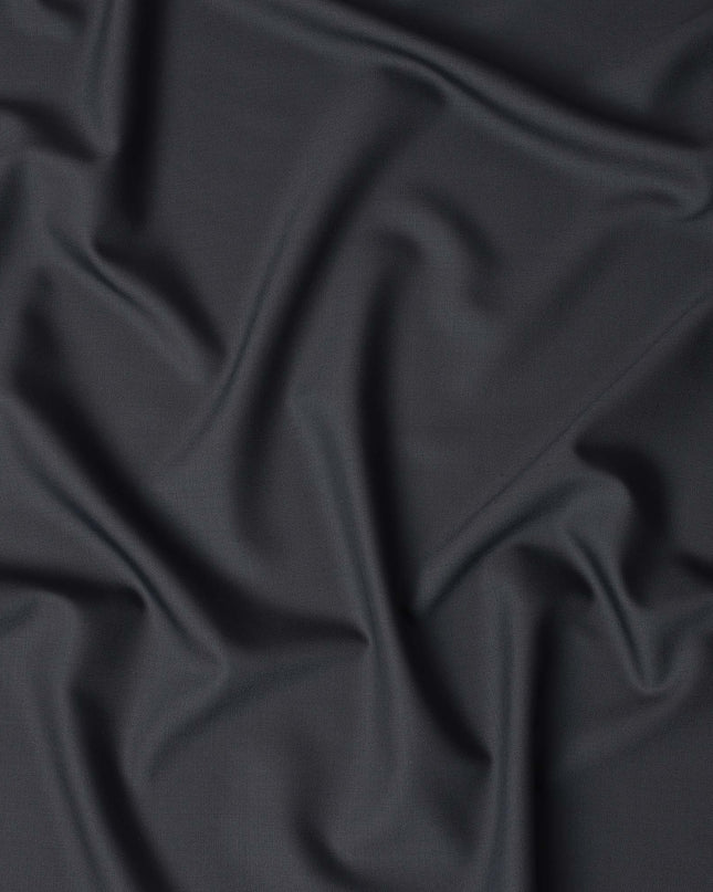 Charcoal Super 140s Wool Blend Suiting Fabric 150cm