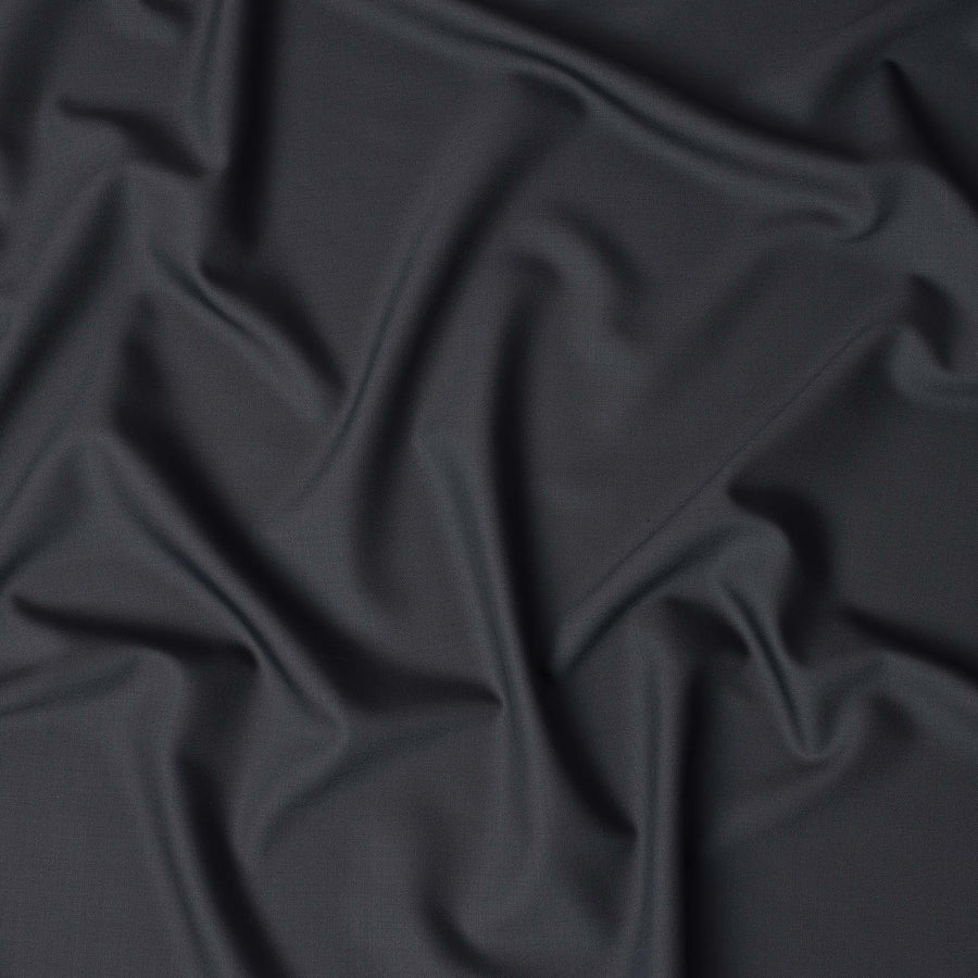 Charcoal Super 140s Wool Blend Suiting Fabric 150cm