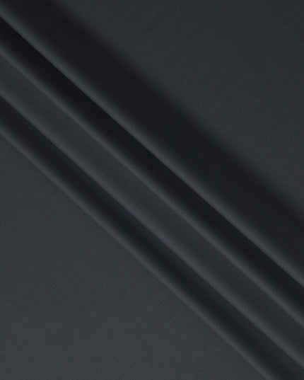 Charcoal Super 140s Wool Blend Suiting Fabric 150cm