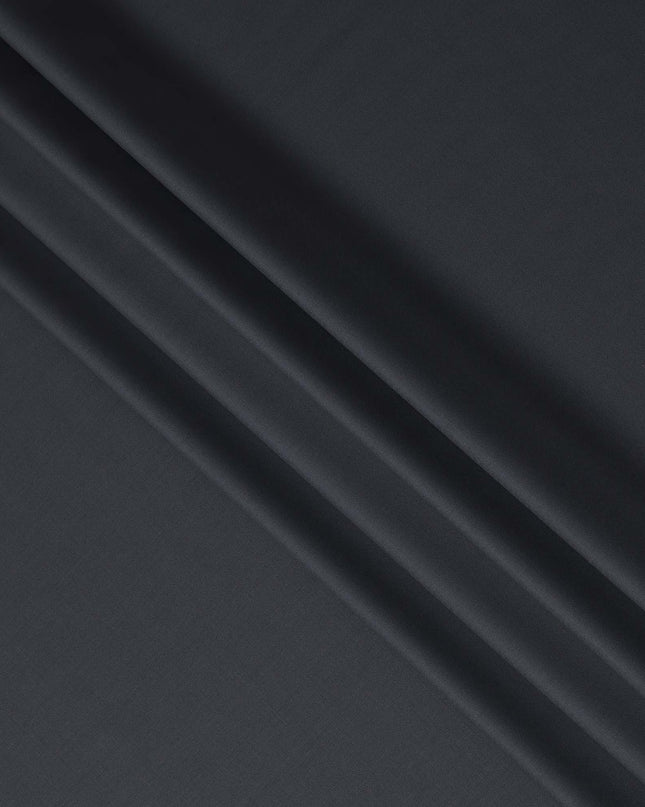 Charcoal Super 140s Wool Blend Suiting Fabric 150cm