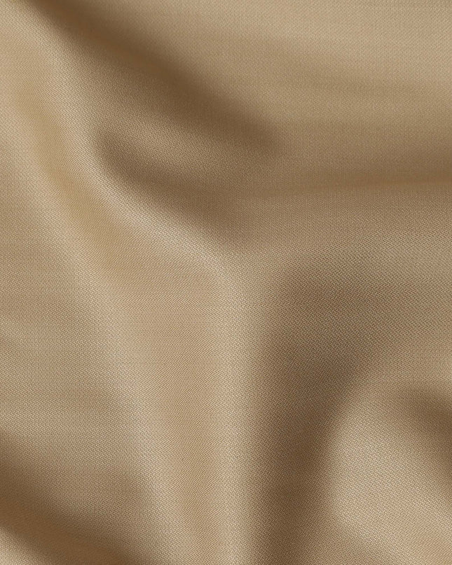 Soft Beige Super 110s Italian Wool Blend Suiting Fabric 150c