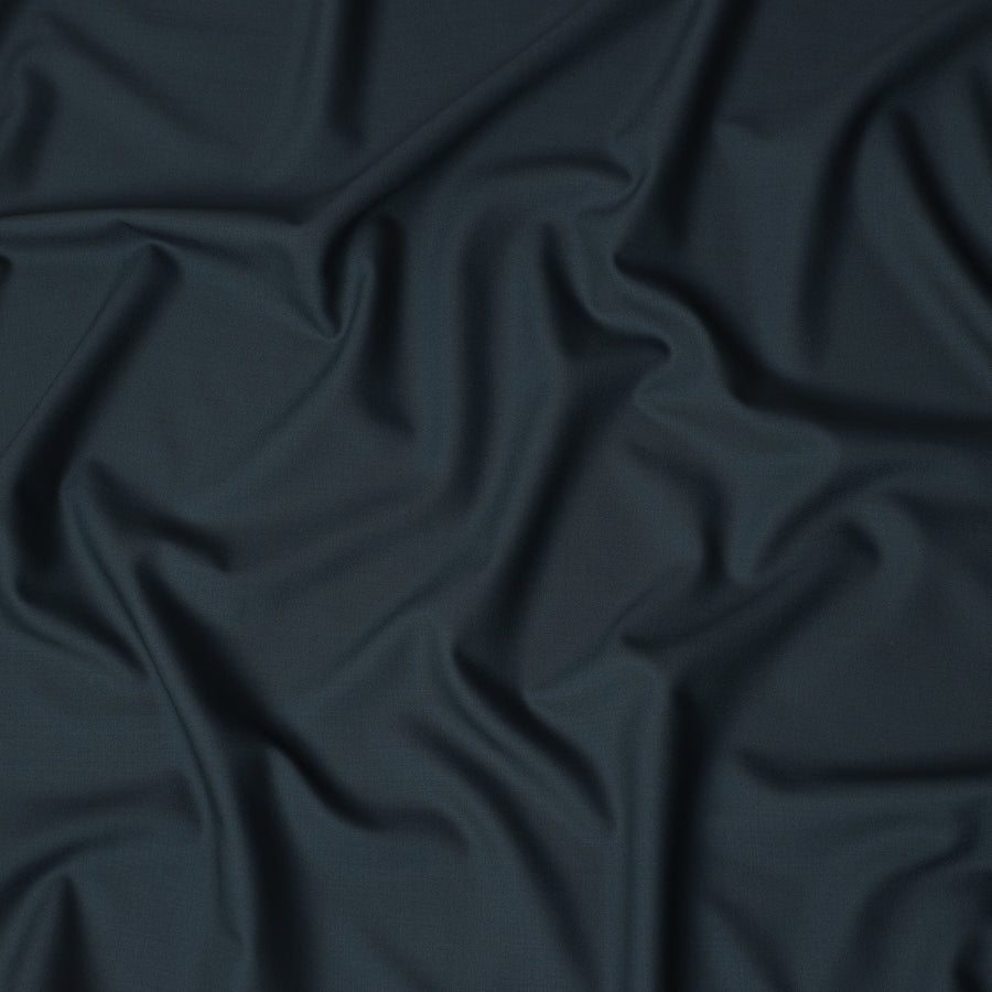 Deep Teal Super 150s Pure English Wool Suiting Fabric 150cm