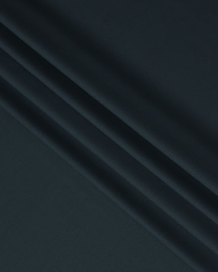 Deep Teal Super 150s Pure English Wool Suiting Fabric 150cm