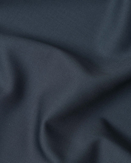 Midnight Navy Super 160s Wool Blend Suiting Fabric 150cm