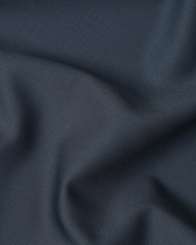 Midnight Navy Super 160s Wool Blend Suiting Fabric 150cm