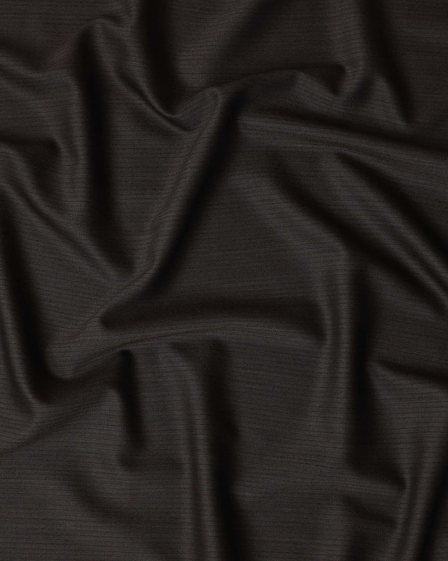 Classic Black Super 150s Pure English Wool Suiting Fabric 15