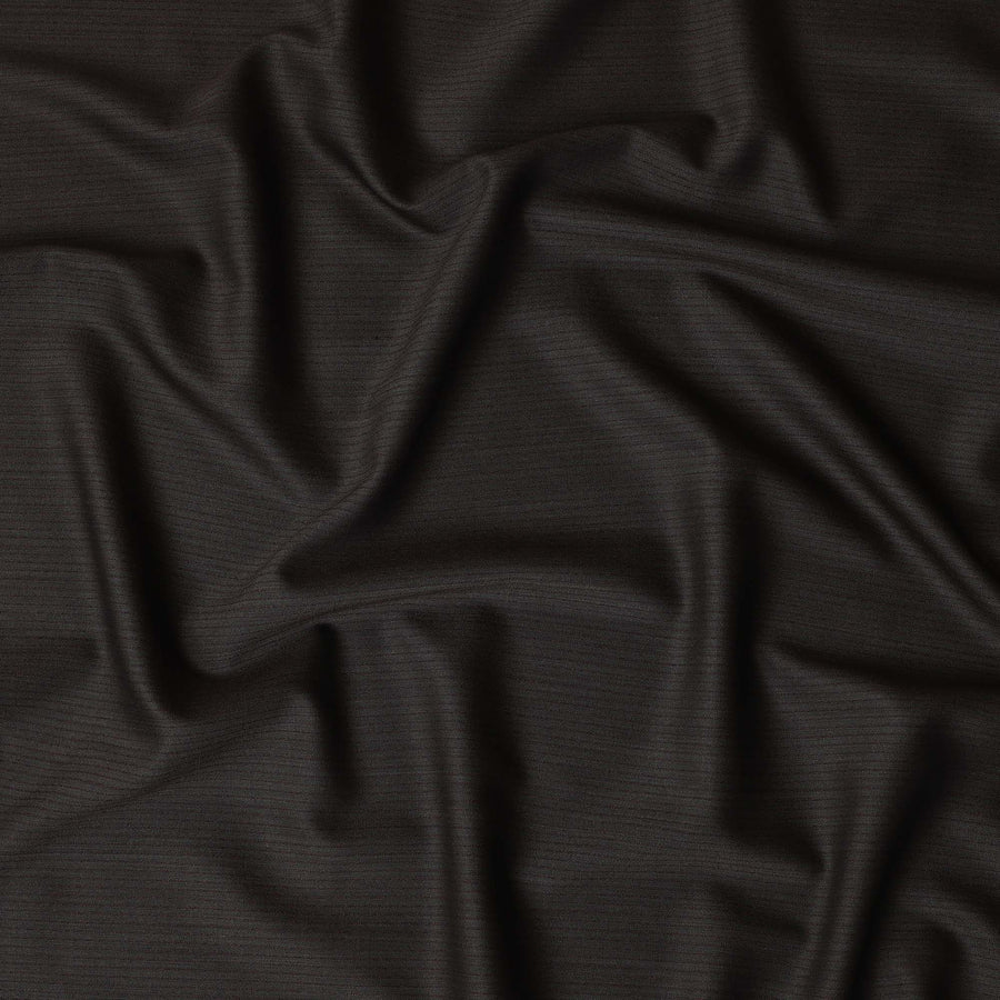 Classic Black Super 150s Pure English Wool Suiting Fabric 15