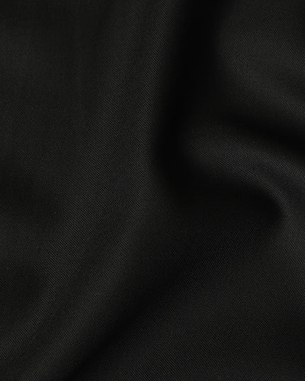 Dark Brown Pinstripe Super 160s Wool Blend Suiting Fabric 15