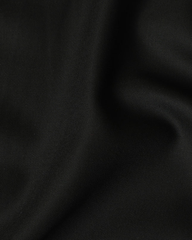 Dark Brown Pinstripe Super 160s Wool Blend Suiting Fabric 15