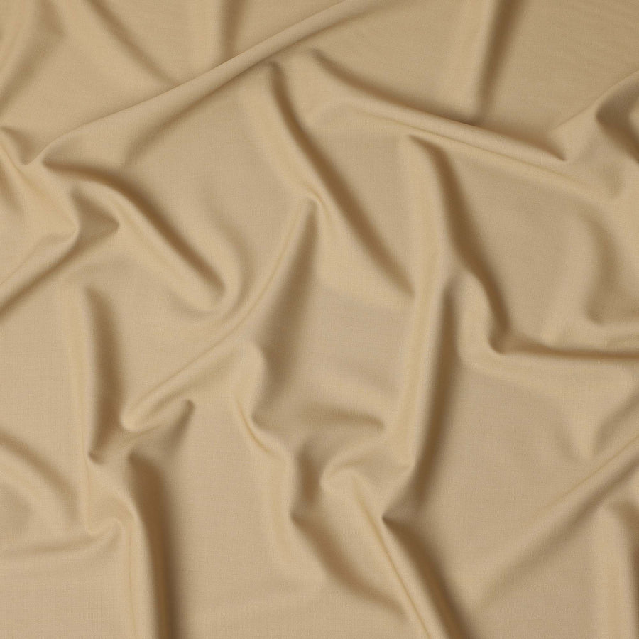 Warm Tan Super 160s Wool Blend Suiting Fabric 150cm