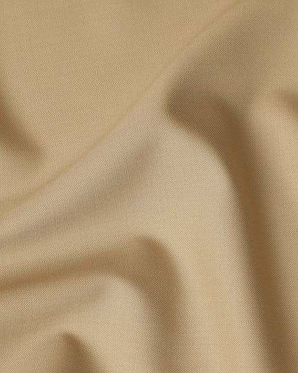 Warm Tan Super 160s Wool Blend Suiting Fabric 150cm